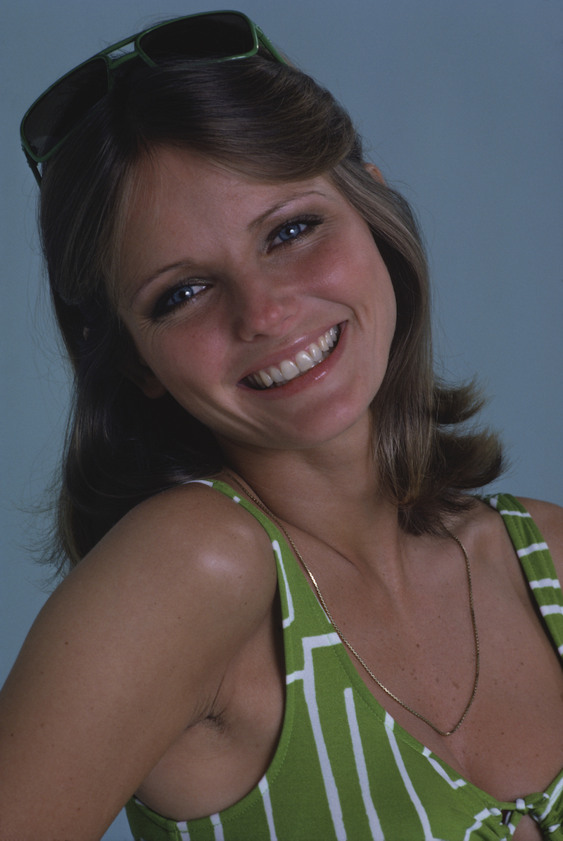 Cheryl Tiegs modeling for 