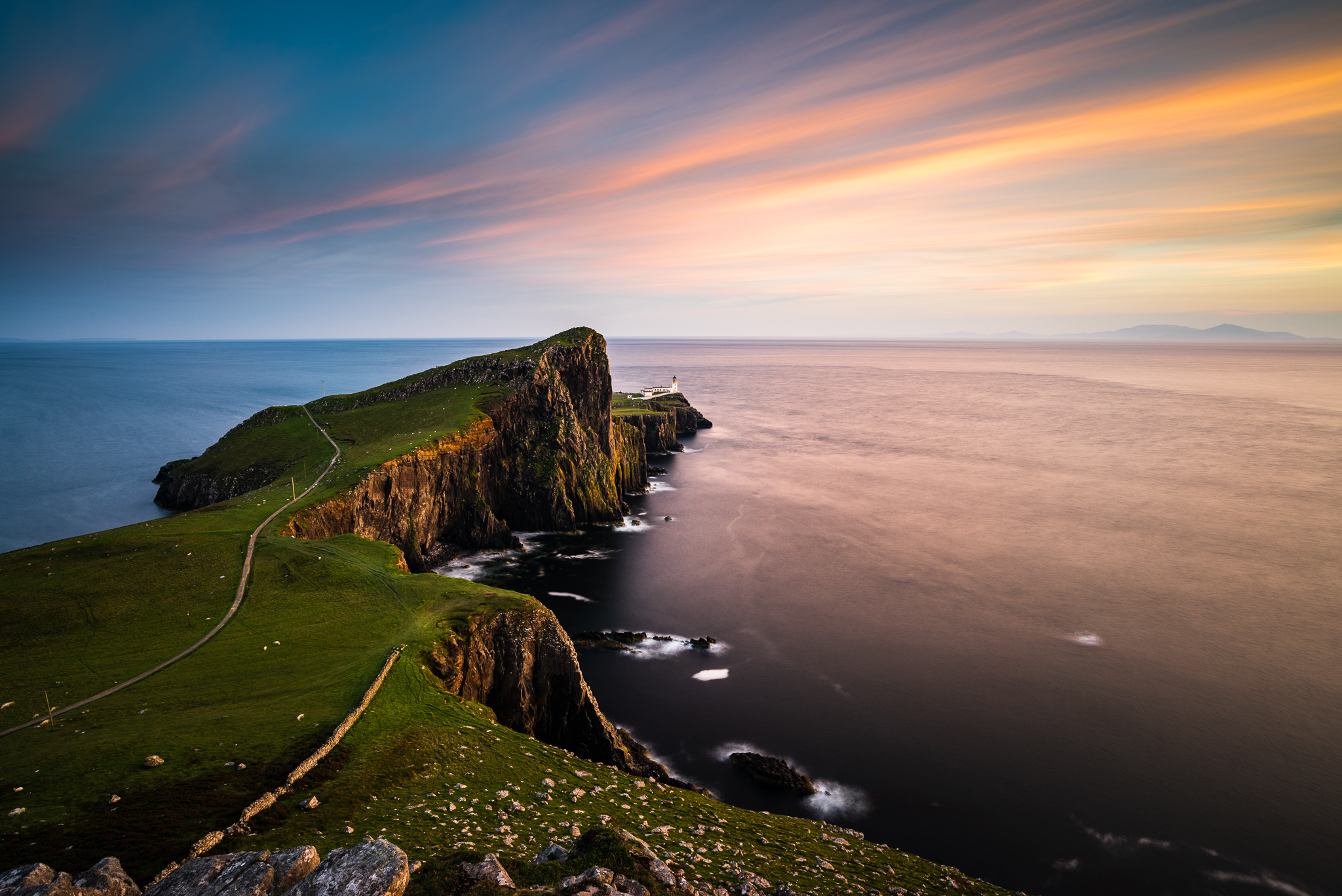 historic scottish lighthouse travel photos