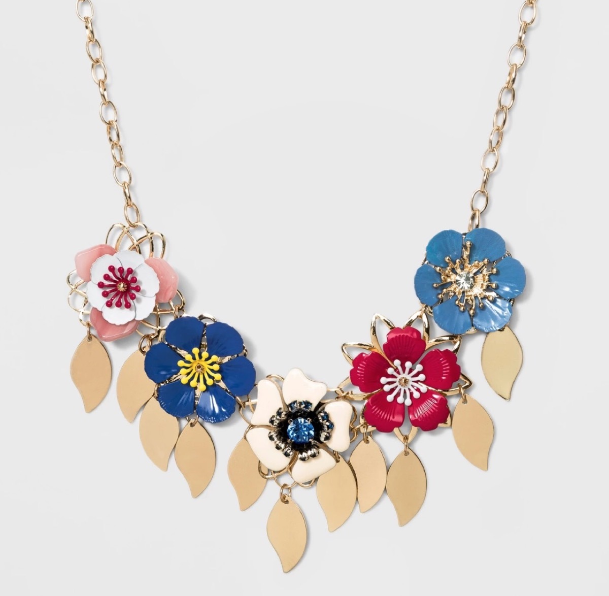 Colorful Floral Necklace Target Shopping