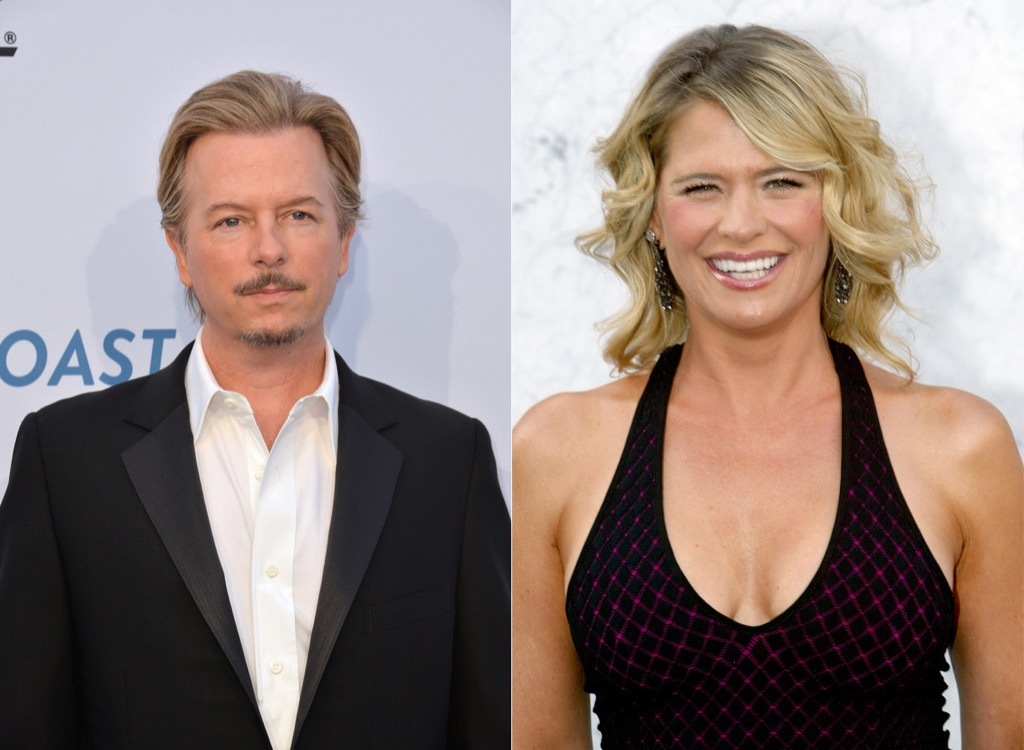 David Spade and Kristy Swanson