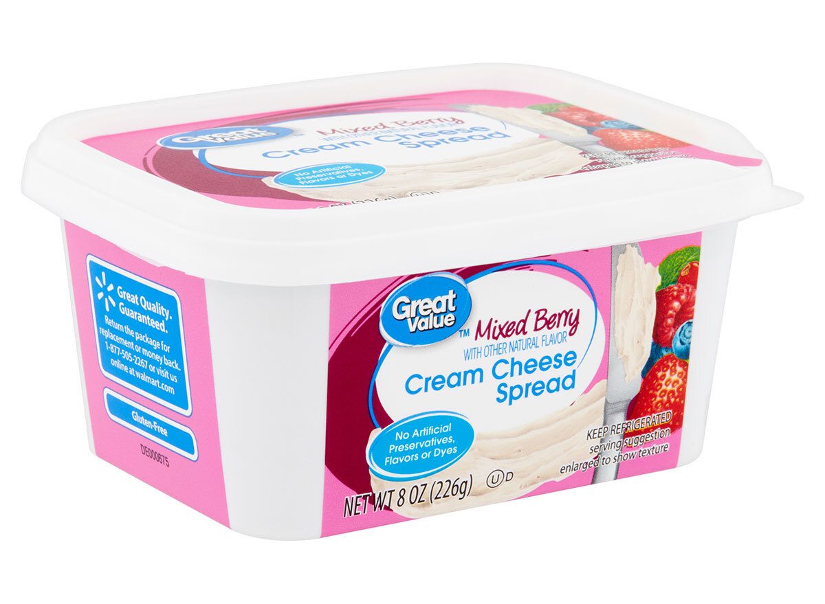 great value cream cheese spread