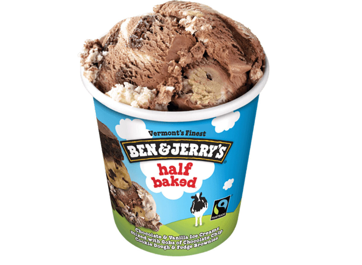 Ben and jerry's half baked ice cream