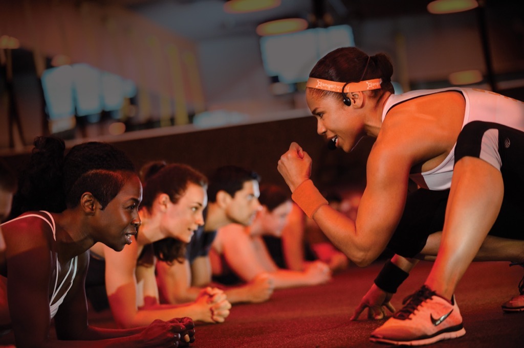 Luxury exercise classes orange theory