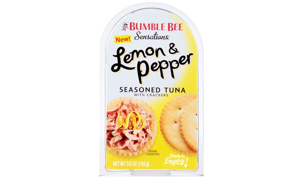 bumble bee lemon and pepper seasoned tuna