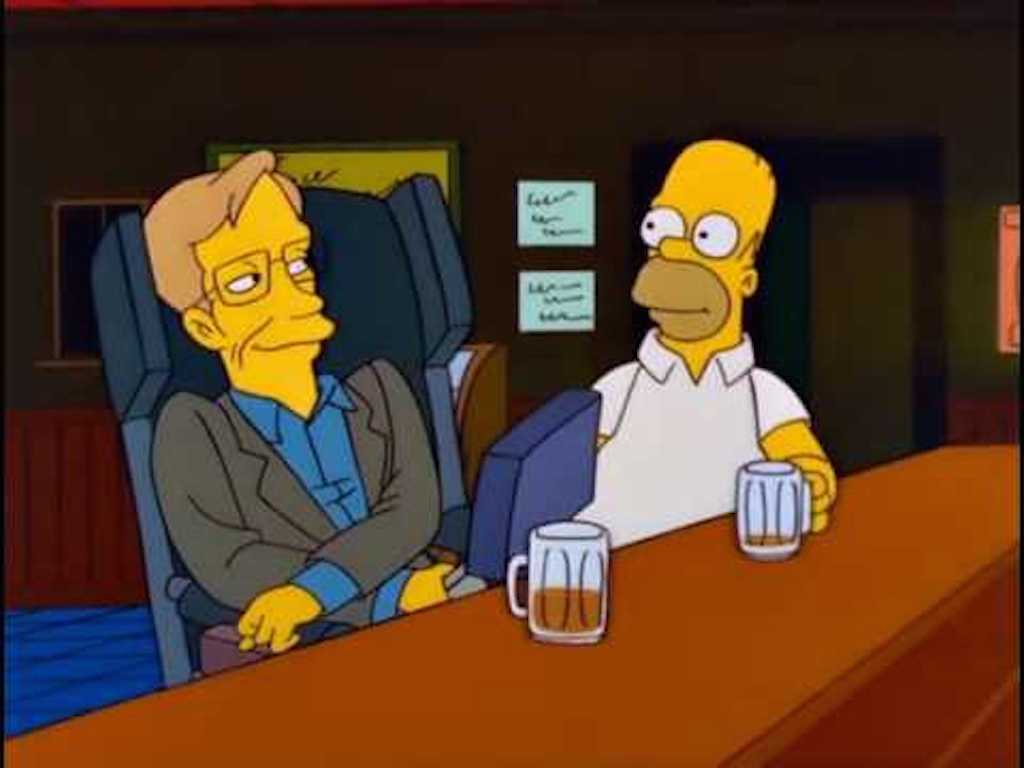 stephen hawking appears on the simpsons