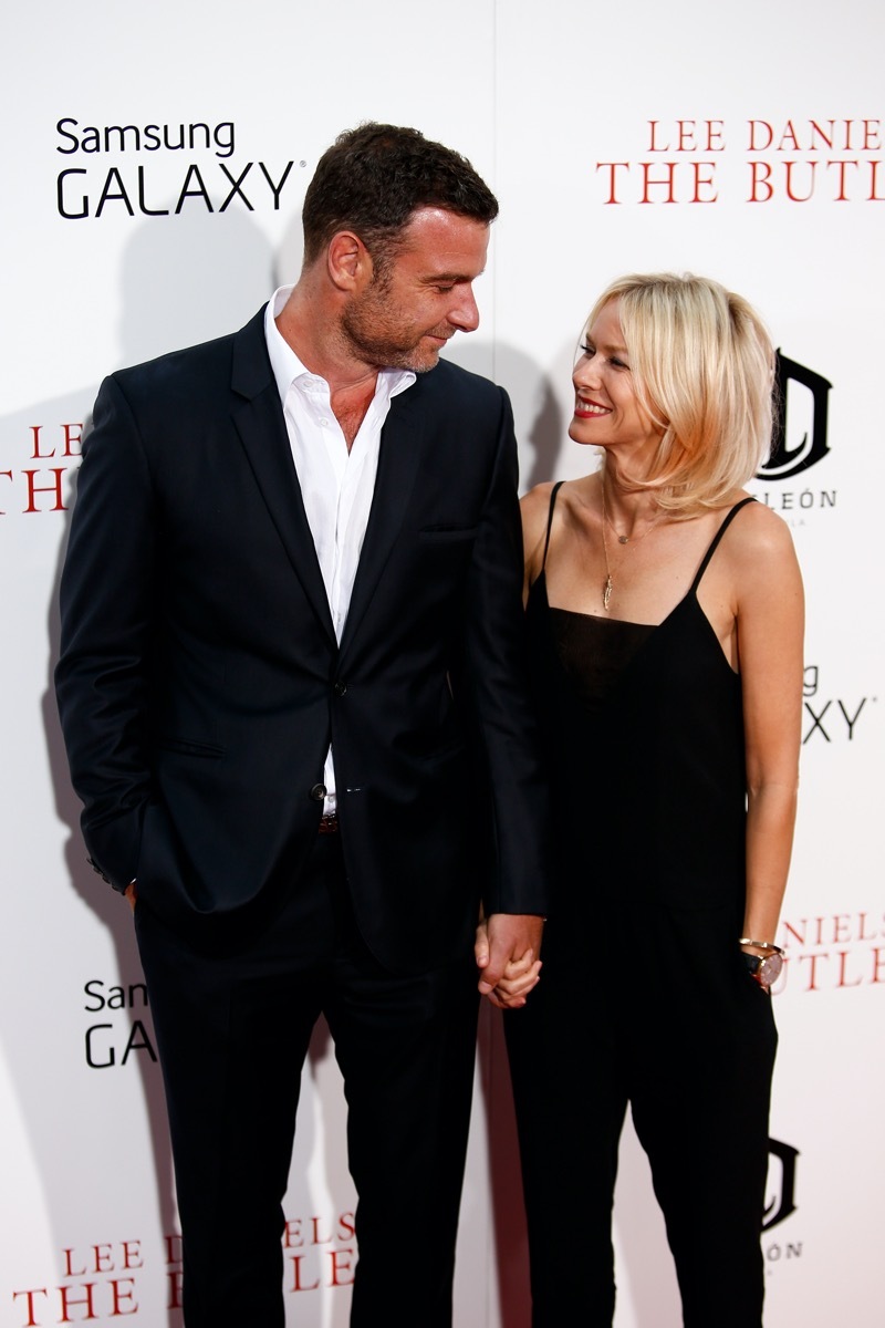 Liev Schreiber and Naomi Watts in 2013