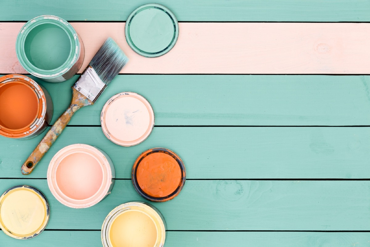 painted floorboards things to throw away 