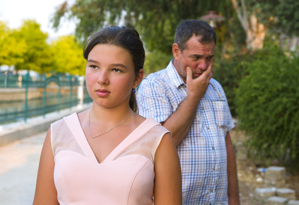 Dad and Daughter Arguing