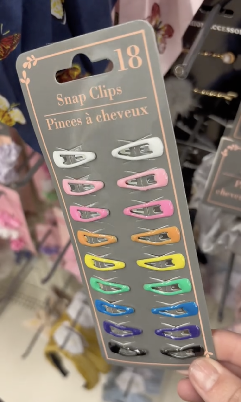 metal hair clips