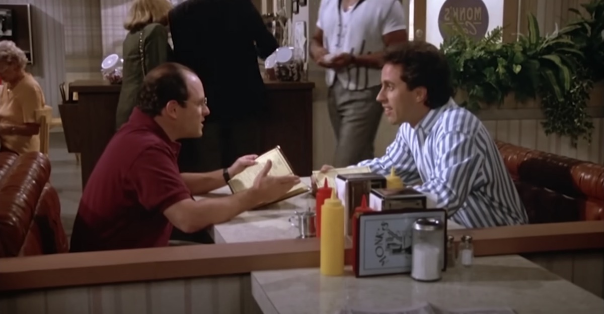 Jason Alexander and Jerry Seinfeld on Seinfeld