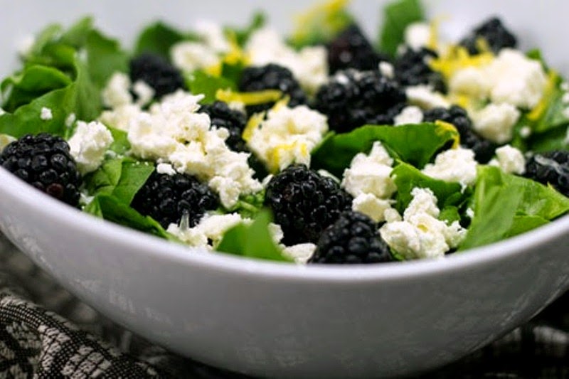 Berries, arugula and feta Salad - 10 Healthy but Delicious Desserts You Should Try