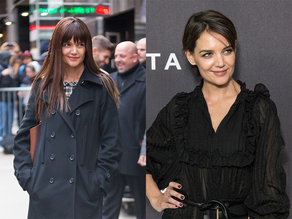 Katie Holmes, hair transformation