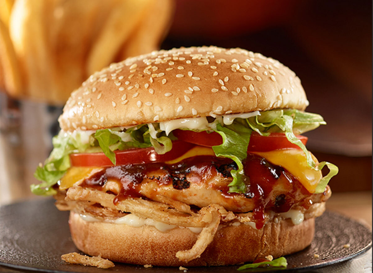 red robin chicken burger