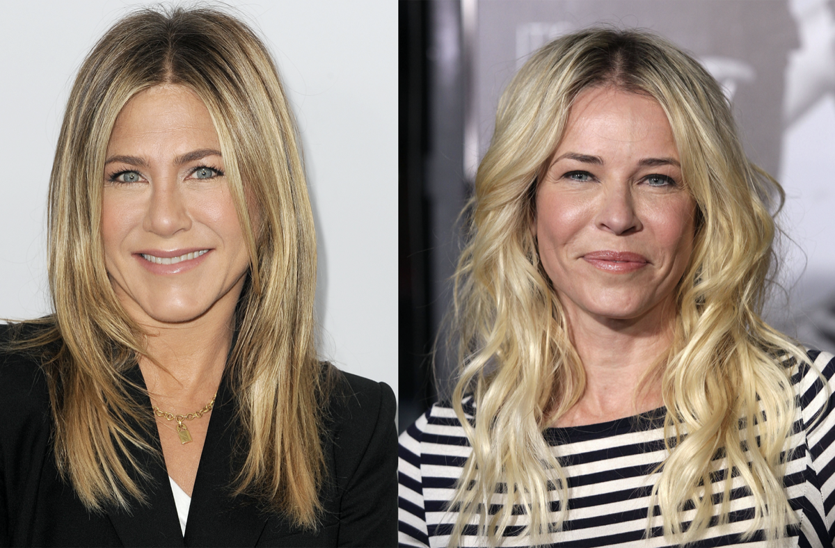 Jennifer Aniston and Chelsea Handler