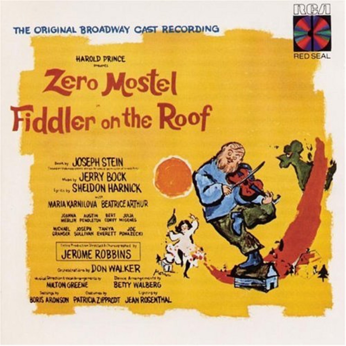 fiddler on the roof original cast recording