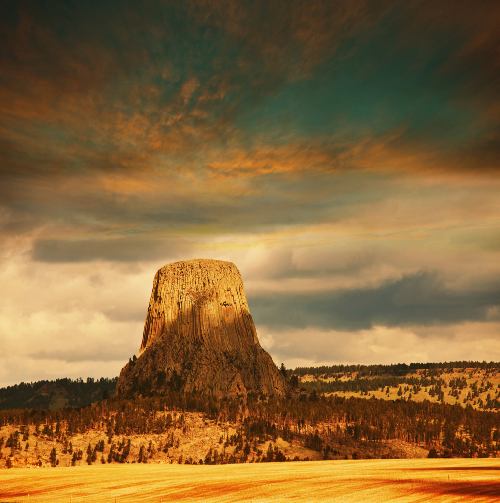 Devils Tower Wyoming state natural wonders