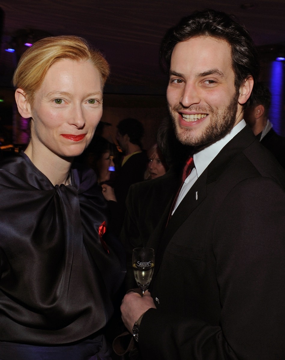 Tilda Swinton and Sandro Kopp in 2009