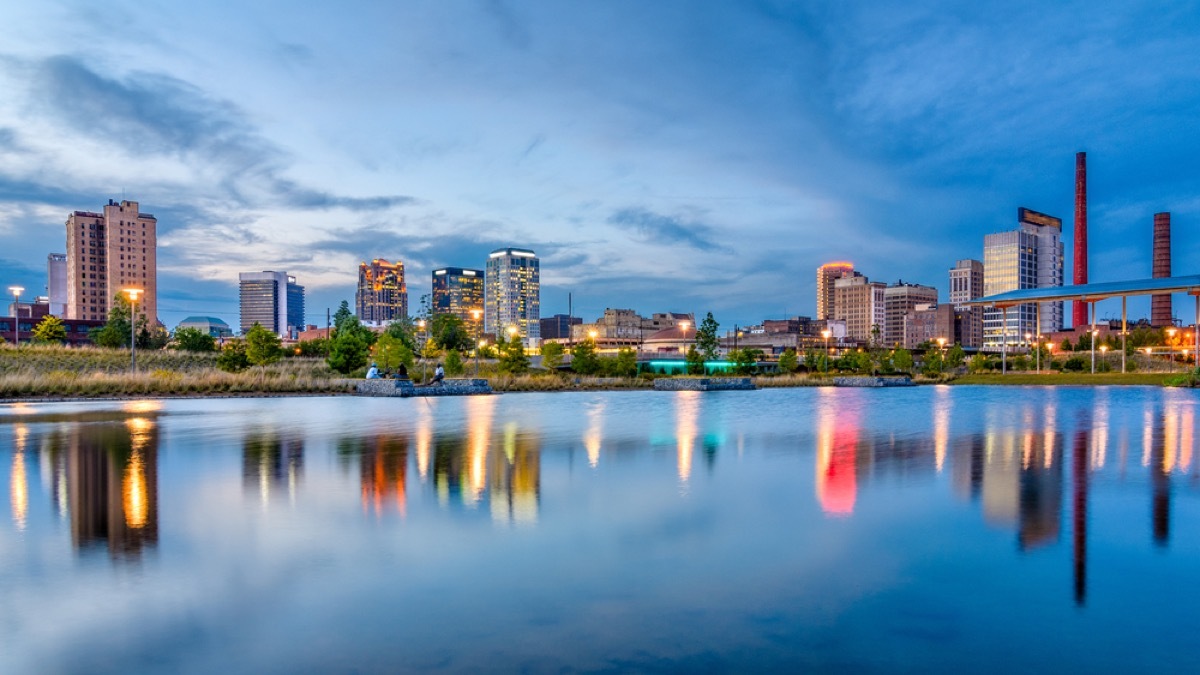 skyline of birmingham alabama