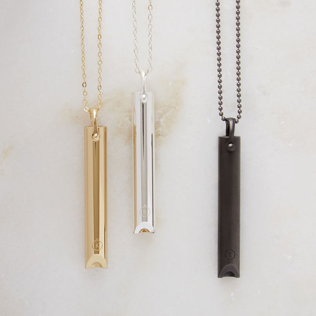 metal necklaces, relaxation gifts