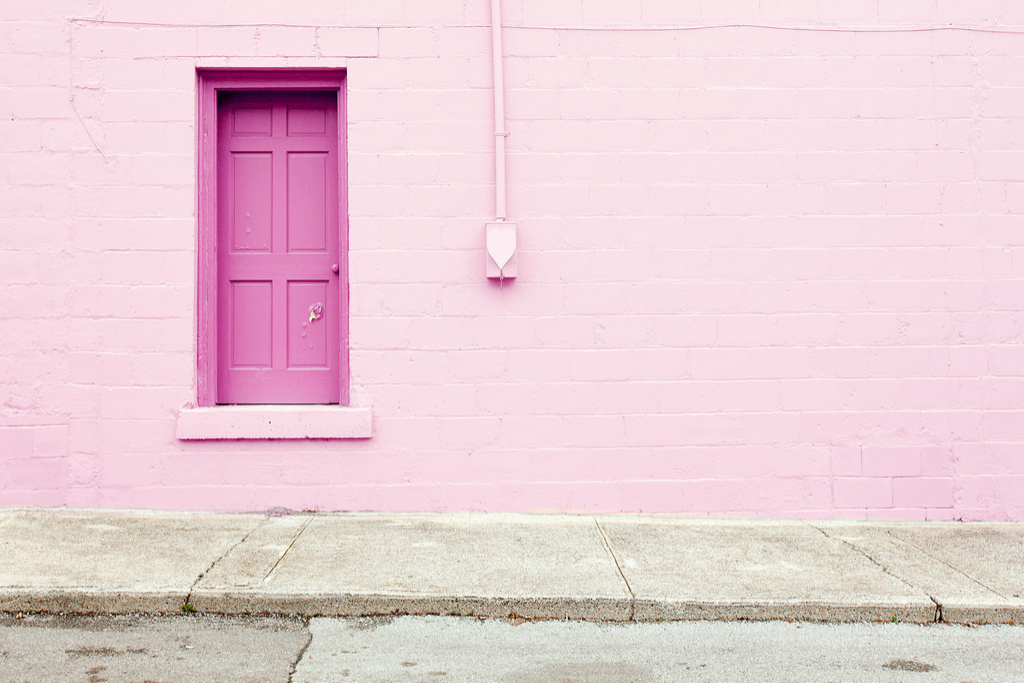 Painted Cinder Blocks Boosting Your Home's Curb Appeal