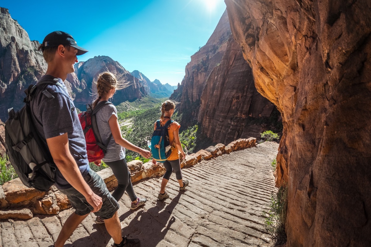 Hiking in Zion National Park