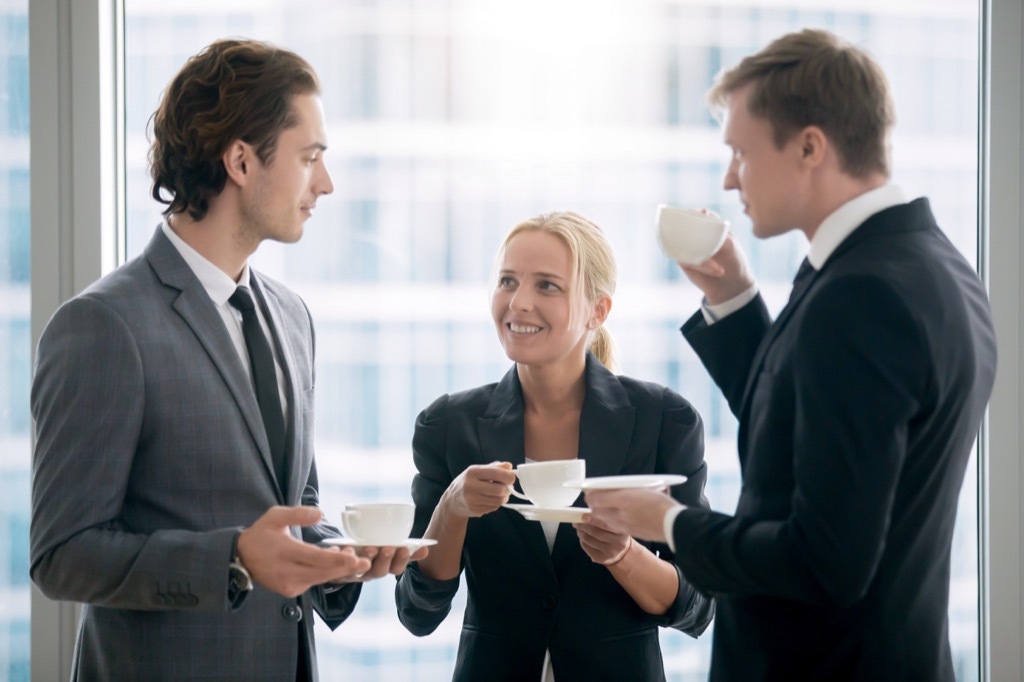 Coworkers gossiping, a sign you're in the wrong job.