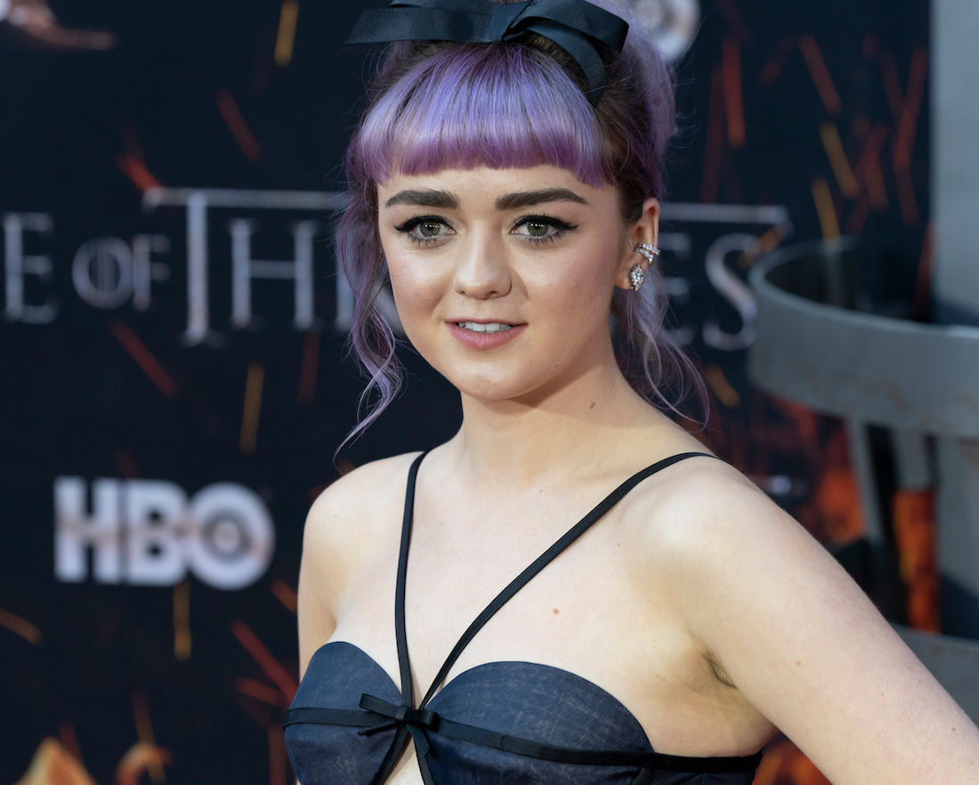 Maisie Williams at the final season premiere of 