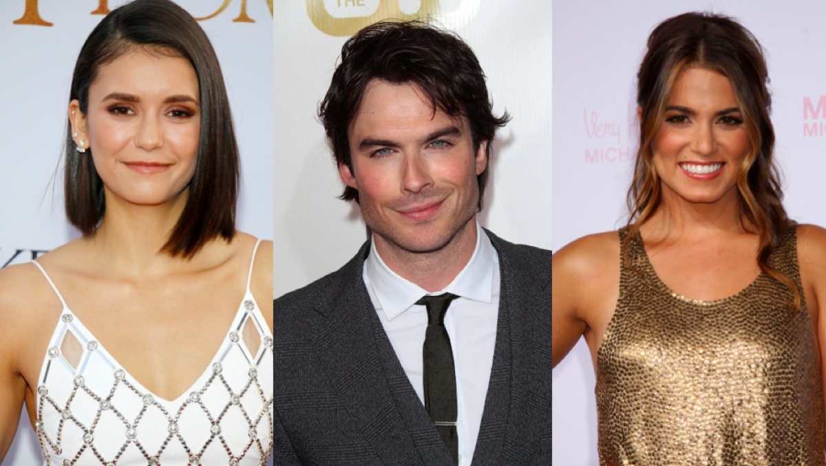 Nina Dobrev, Ian Somerhalder, and Nikki Reed