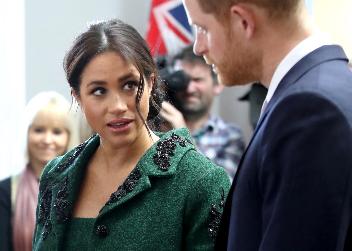 Meghan, Duchess of Sussex (L) and Britain's Prince Harry, Duke of Sussex, attend an event at Canada House, the offices of the High Commission of Canada in the United Kingdom, to mark Commonwealth Day, in central London, on March 11, 2019.