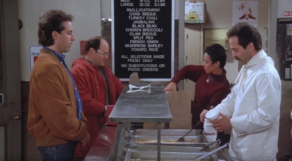 Seinfeld Soup Nazi Funniest Sitcom Jokes