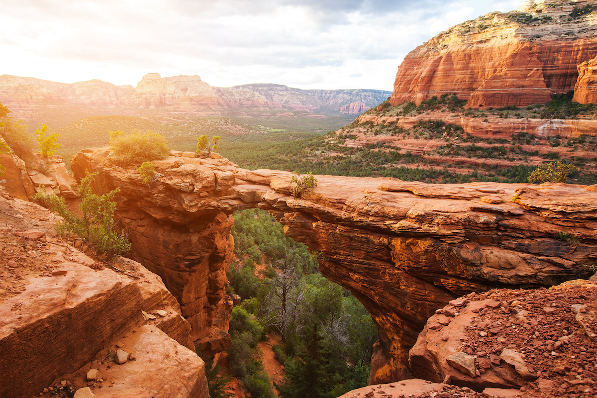 Devil's Bridge Trail in Sedona, Arizona.