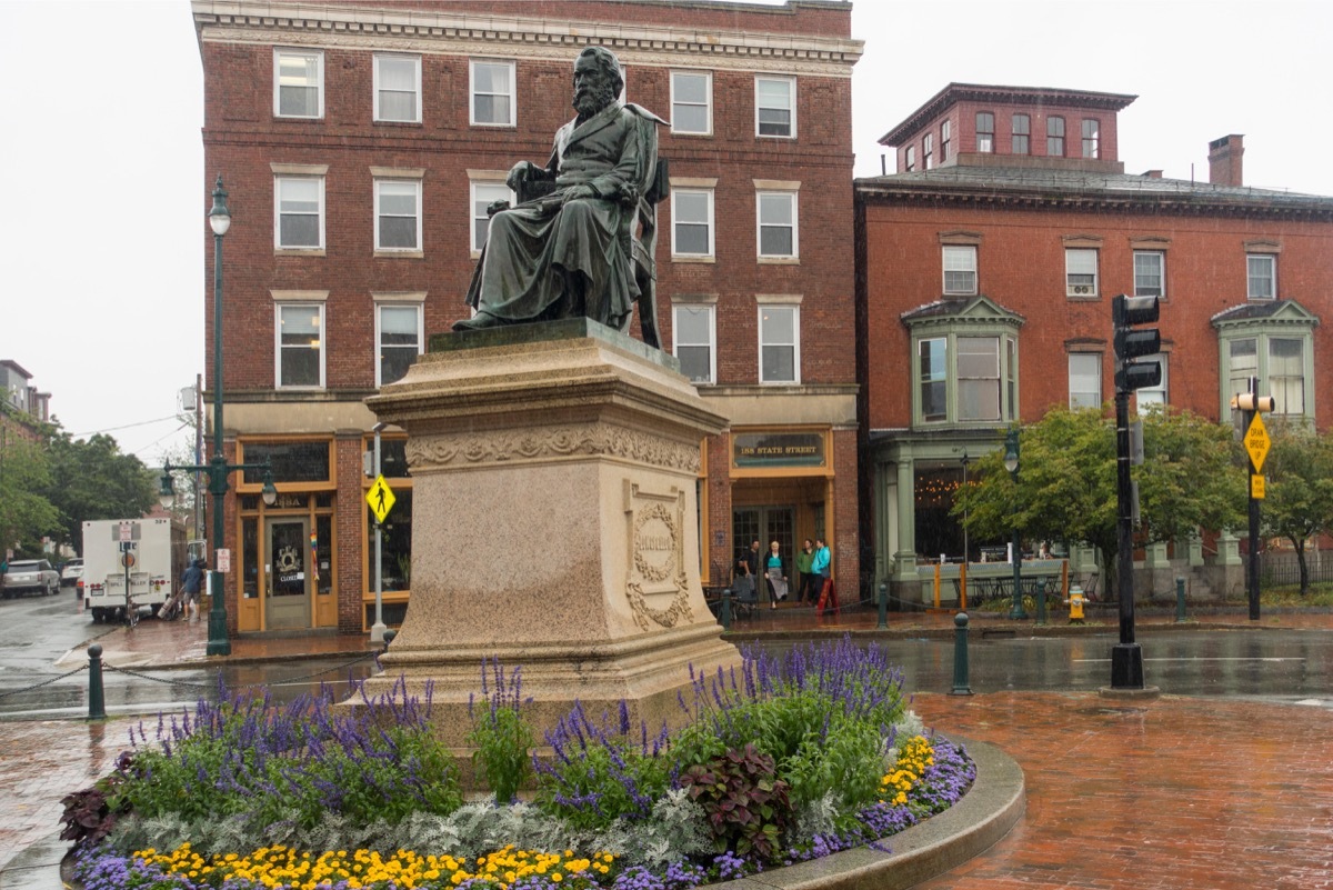 Henry Wadsworth Longfellow Monument in Portland Maine