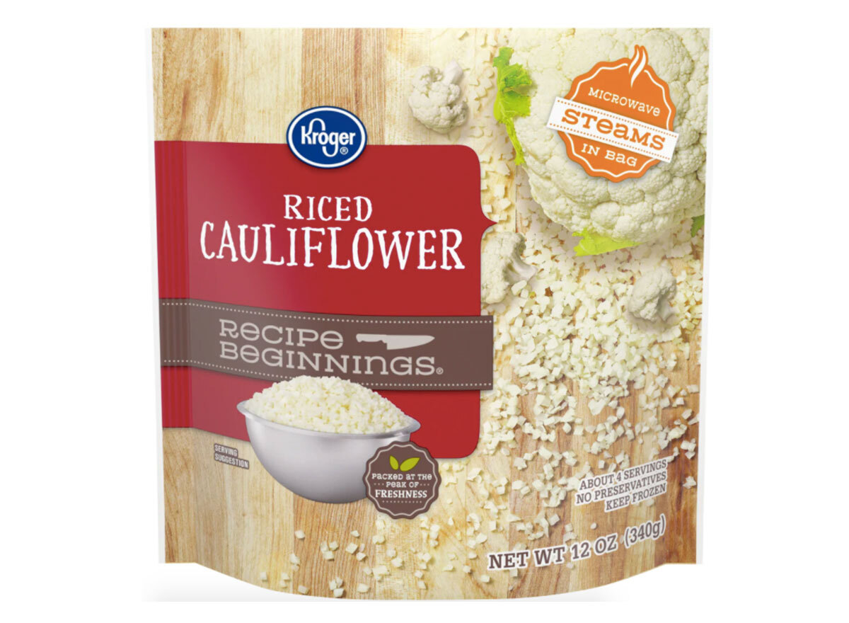 kroger frozen cauliflower rice